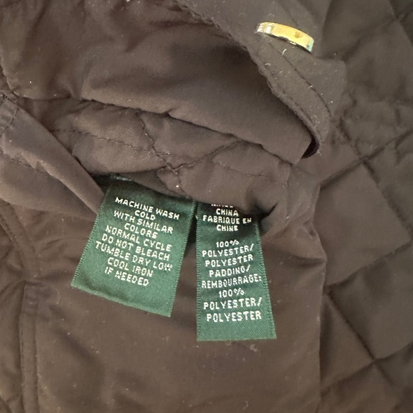 Ralph Lauren Reversible Black and Blue Quilted Jacket - Picture 8 of 12